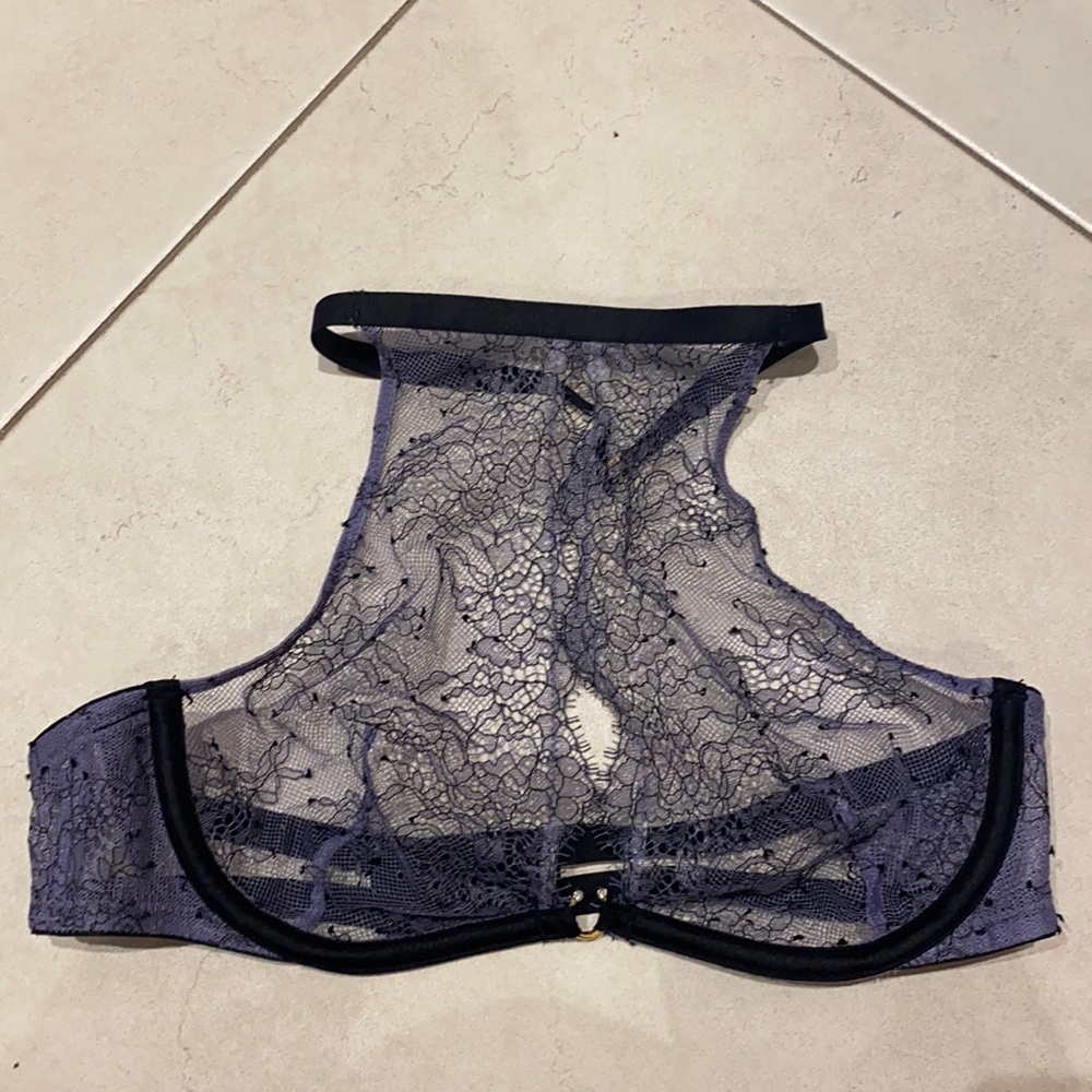 Victoria’s Secret Purple Lace Halterneck Bralette